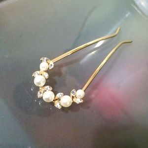 Pearl hair pin